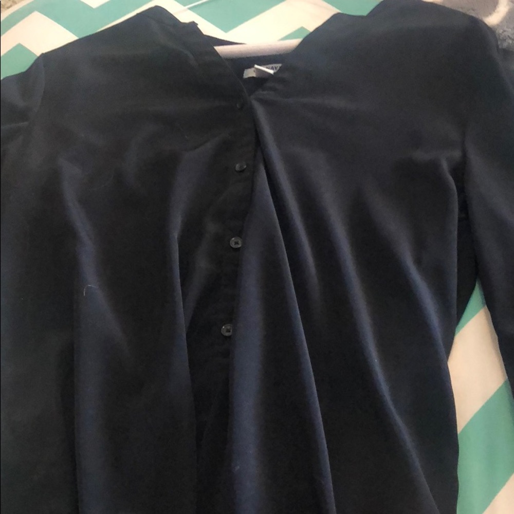 Old navy black button down size medium